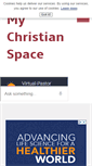 Mobile Screenshot of my-christian-space.com
